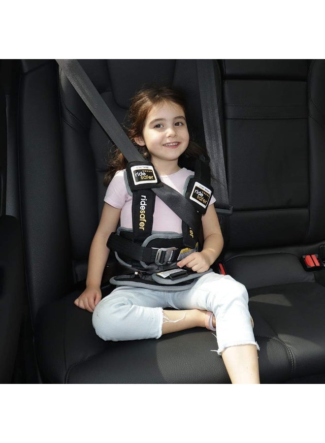 RIDESAFER Ride Safer Travel Vest with Zipped Backpack-Wearable, Lightweight, Compact, and Portable Car Seat  - Image 2