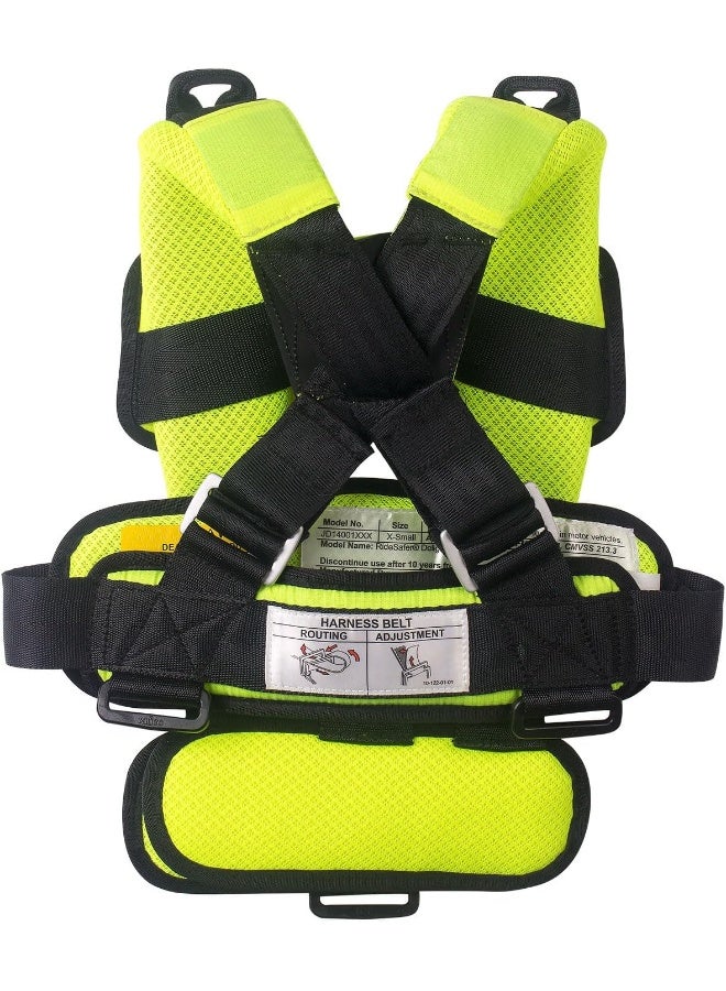 RIDESAFER Ride Safer Travel Vest with Zipped Backpack-Wearable, Lightweight, Compact, and Portable Car Seat  - Image 3