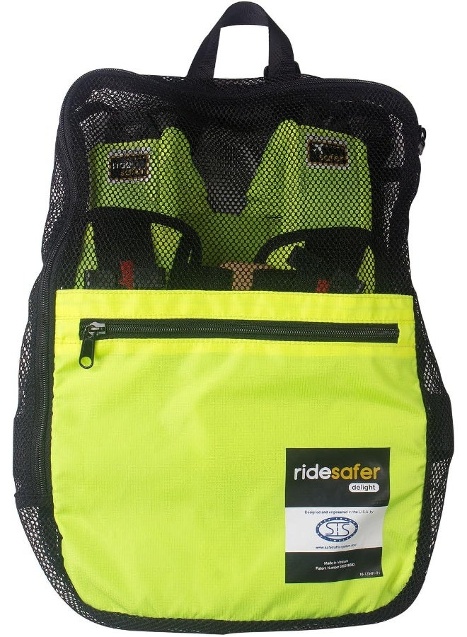 RIDESAFER Ride Safer Travel Vest with Zipped Backpack-Wearable, Lightweight, Compact, and Portable Car Seat  - Image 4