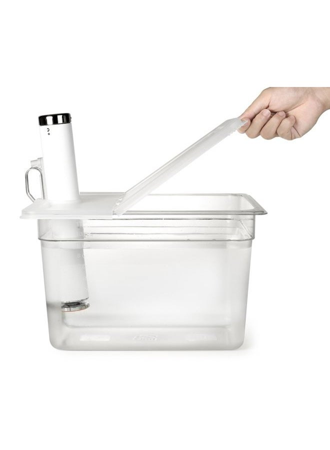 EVERIE Sous Vide Container 12 Quart with Hinge Lid and Sous Vide Rack Compatible with Breville Joule - Image 3