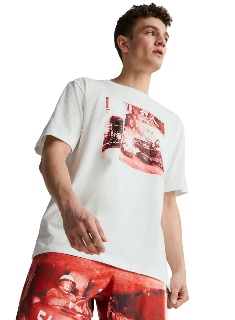 Scuderia Ferrari Scuderia Ferrari Men Regular Fit T-Shirt