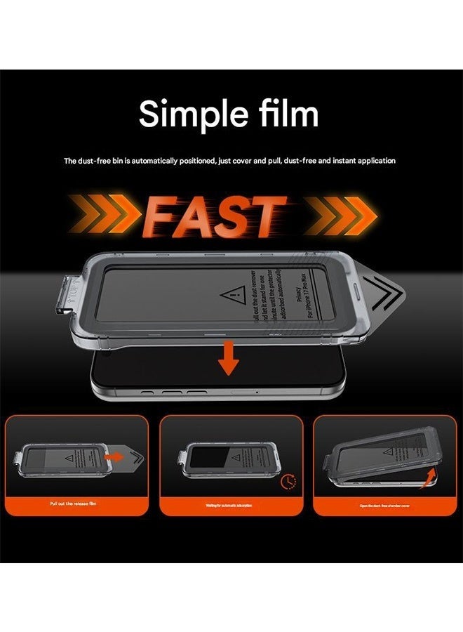 NH Screen Protector for iPhone 17 Pro Max - 9H Tempered Glass, Full Coverage Anti-Scratch & Shockproof, HD Clear, Anti-Fingerprint & Bubble-Free, Face ID Compatible - Image 4