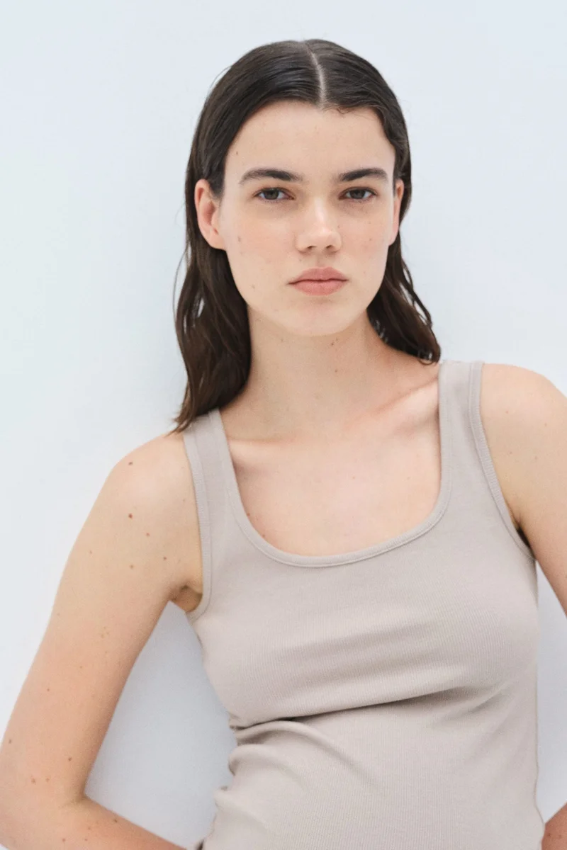 H&M MAMA Ribbed vest top