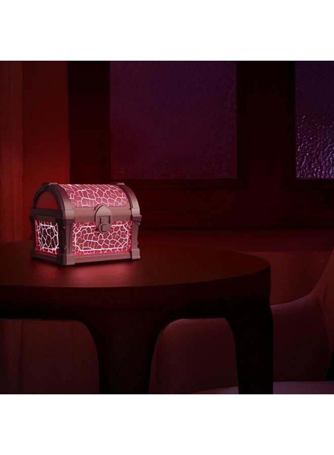 BlueFire Galaxyy Treasure Chest Aurora Borealis Projector Night Light with Bluetooth Speaker & White Noise | Dimmable Northern Lights Projector for Bedroom, Sleep & Meditation | Remote Control & Timer | Perfect Gift for Kids, Teens & Adults - Image 2