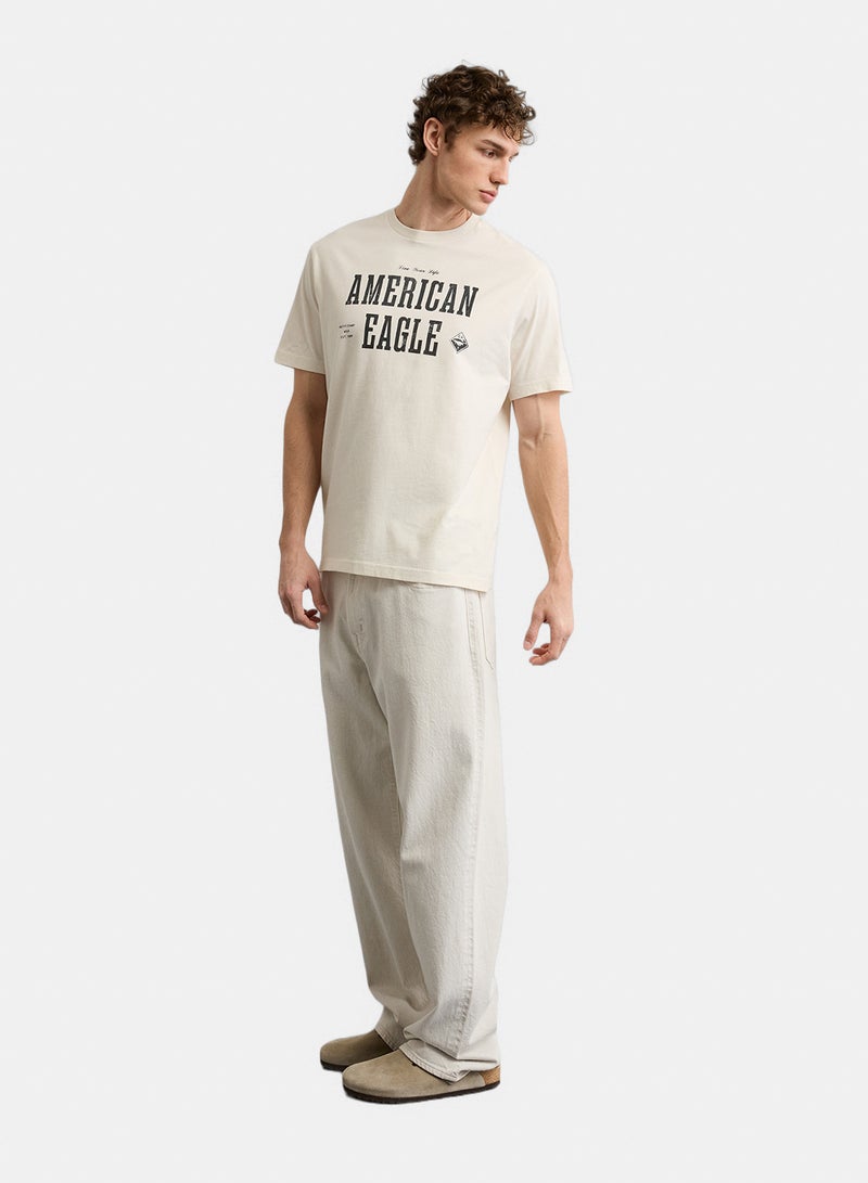 American Eagle تي شيرت جرافيك بشعار AE - Image 5