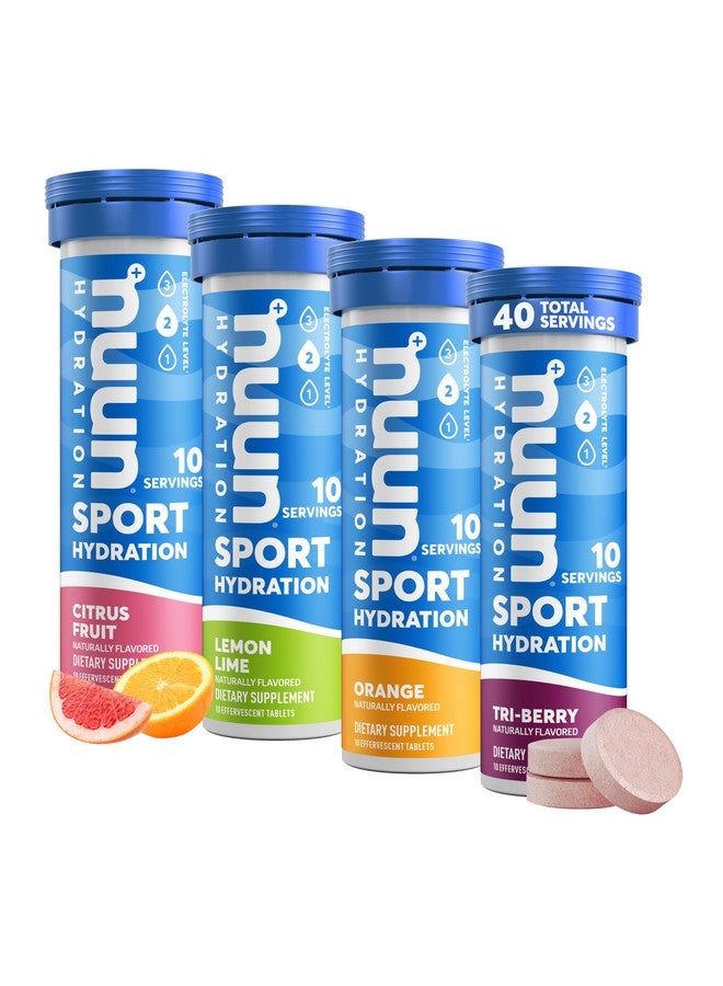 نون نيو نون أكتيف: أقراص إلكتروليت مرطبة بنكهة خليط الحمضيات والتوت، علبة تحتوي على 4 أنابيب - Image 1