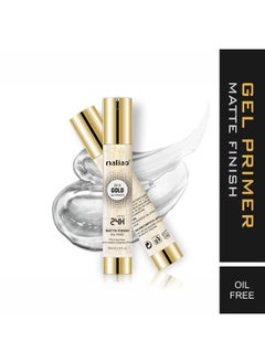 maliao Gel Base Primer, Transparent Gold Crytals, 30 Ml  - Image 2
