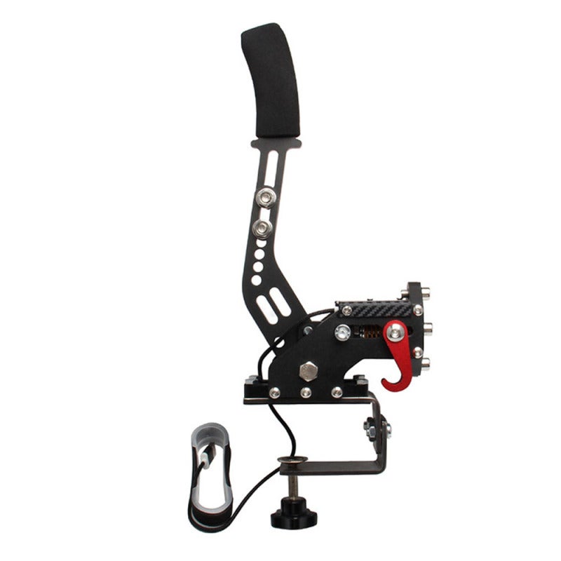 Gaming Handbrake + Compact Size + CNC Machined Aluminum Alloy - Non-Touching Sensor High Accuracy + Plug And Play for 64Bit PC Windows System Gaming Enthusiasts - Image 2