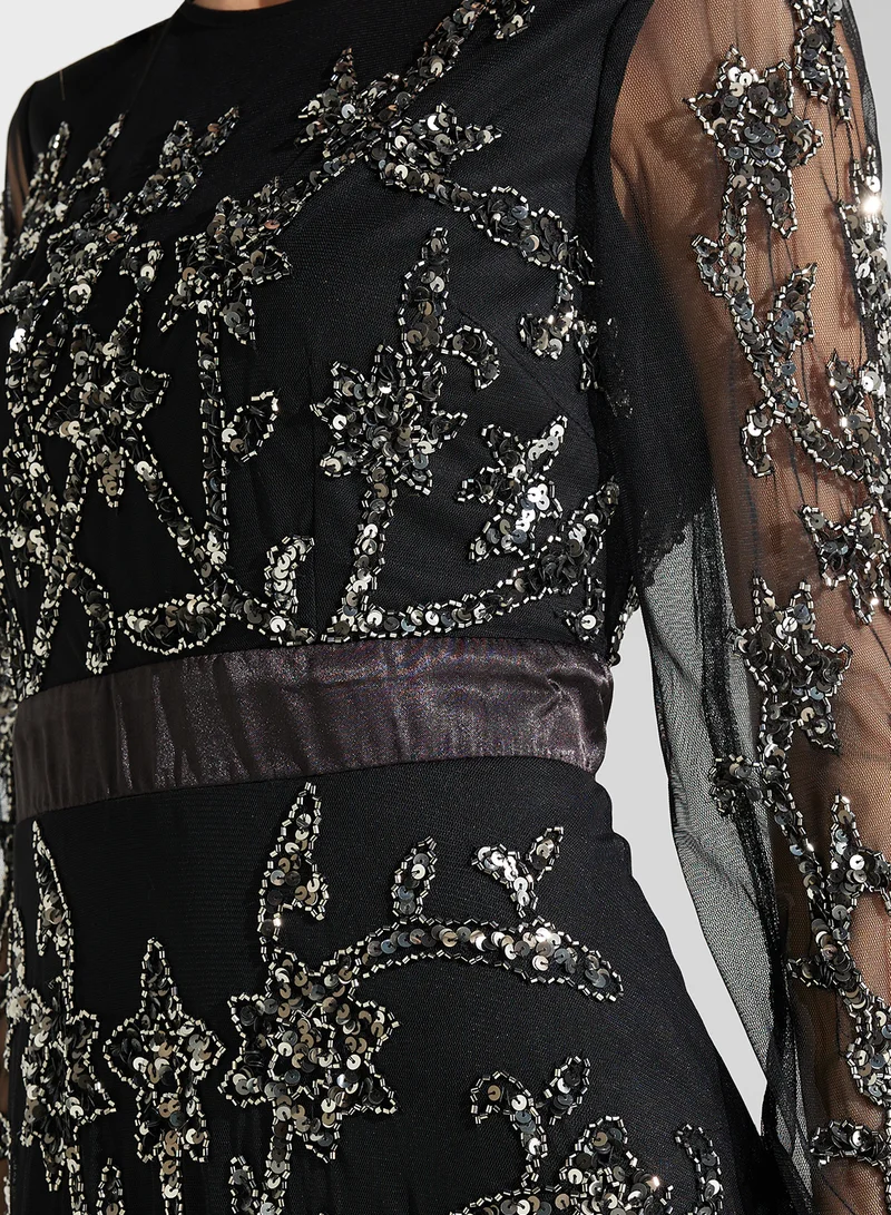 Namshi x Beaded Evening Dress