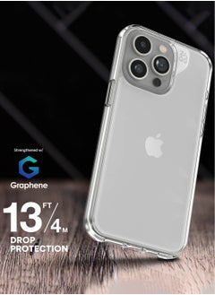 ZAGG Crystal Palace iPhone 15 Pro Max Case Cover with Graphene Tech 13 Feet Drop Protection - Clear  - Image 2