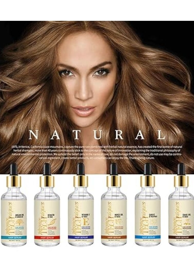 Hair Serum Anti Frizz Nourish Damaged Repair Color Protection Pure Natural Professional Advance Techniques Care Garlic Of Philippines 50ml