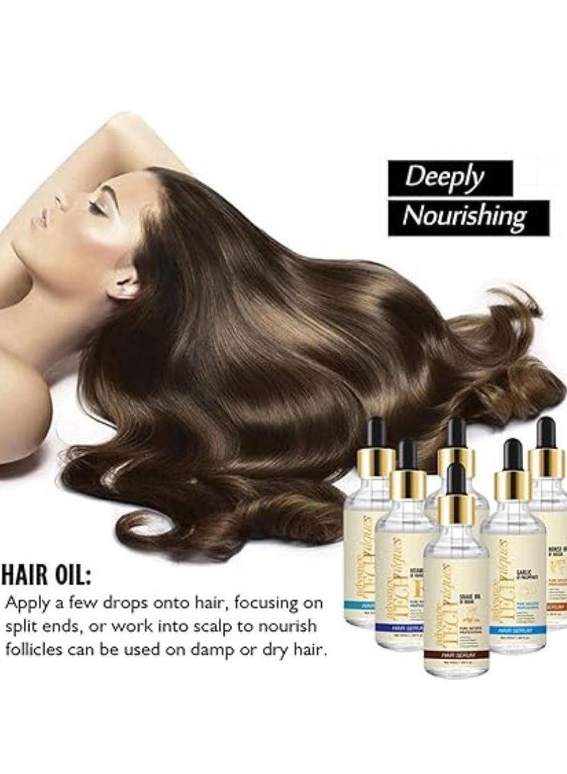 Hair Serum Anti Frizz Nourish Damaged Repair Color Protection Pure Natural Professional Advance Techniques Care Garlic Of Philippines 50ml