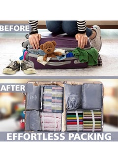 ArcShine ArcShine™️ 15 Pieces Multi Use Travel Organizer bags for luggage [perfume Atomizer Included] Packing Cubes Suitcase Organizer Bags for Clothes Shoes and Accessories | Water Proof Travel Essentials  - Image 5