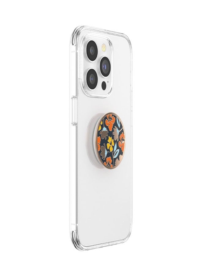 POPSOCKETS قبضة هاتف بوب سوكيتس مع قاعدة قابلة للتوسيع، قبضة لاصقة - فوضى بتلات المينا - Image 3