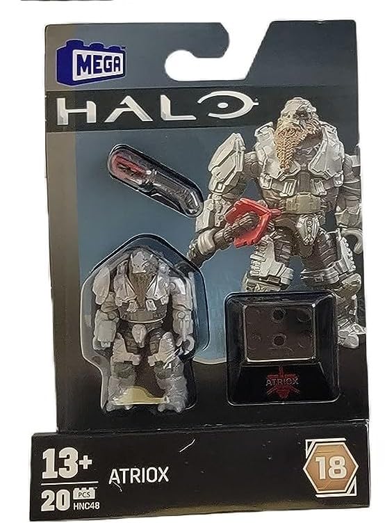 Mega Construx Halo Heroes Series 18 – Complete 5‑Figure Buildable Action Figure Bundle | Sangheili Honor Guard, Atriox, Spartan MK VII & More | Ages 13+ - Image 4