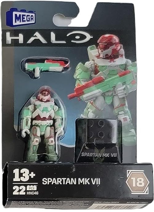 Mega Construx Halo Heroes Series 18 – Complete 5‑Figure Buildable Action Figure Bundle | Sangheili Honor Guard, Atriox, Spartan MK VII & More | Ages 13+ - Image 5