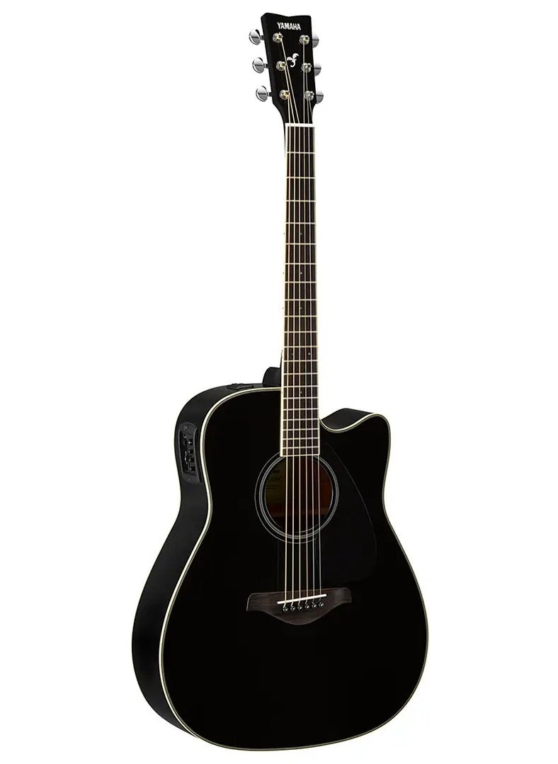 YAMAHA Yamaha FGX820C Dreadnought Cutaway - Black  - Image 1