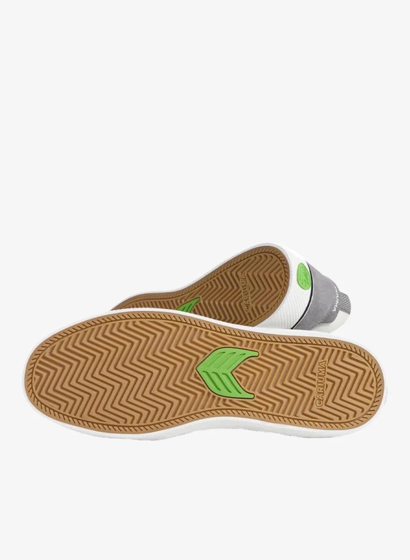 Cariuma  VALLELY PRO Off-White Cordura Charcoal Grey Suede Black Logo Sneaker  | Best Price UAE