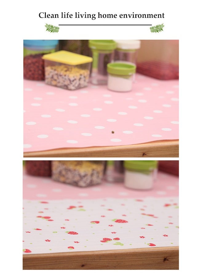 DUNISO - 4 Rolls Shelf Liner, Kitchen Drawer Pad, Non Slip Non Stick Drawer Pad, Anti Fouling And Moisture Proof,  Easy To Cut，Suitable For Shelves, Refrigerators, Cabinets And Tables, 30 * 300cm - Image 1