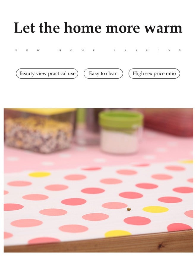 DUNISO 4 Rolls Shelf Liner, Kitchen Drawer Pad, Non Slip Non Stick Drawer Pad, Anti Fouling And Moisture Proof,  Easy To Cut，Suitable For Shelves, Refrigerators, Cabinets And Tables, 30 * 300cm  - Image 2