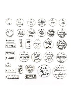 Motivational Charms Wholesale Bulk Lots Inspirational Message Charm Pendants For Crafting Jewelry Findings Making Accessory For Diy Necklace Bracelet 30Pcs - pzsku/Z349A19E8D7A7C06BFA42Z/45/_/1724479708/0cc7520f-f50d-4016-9ede-10afb562d75e