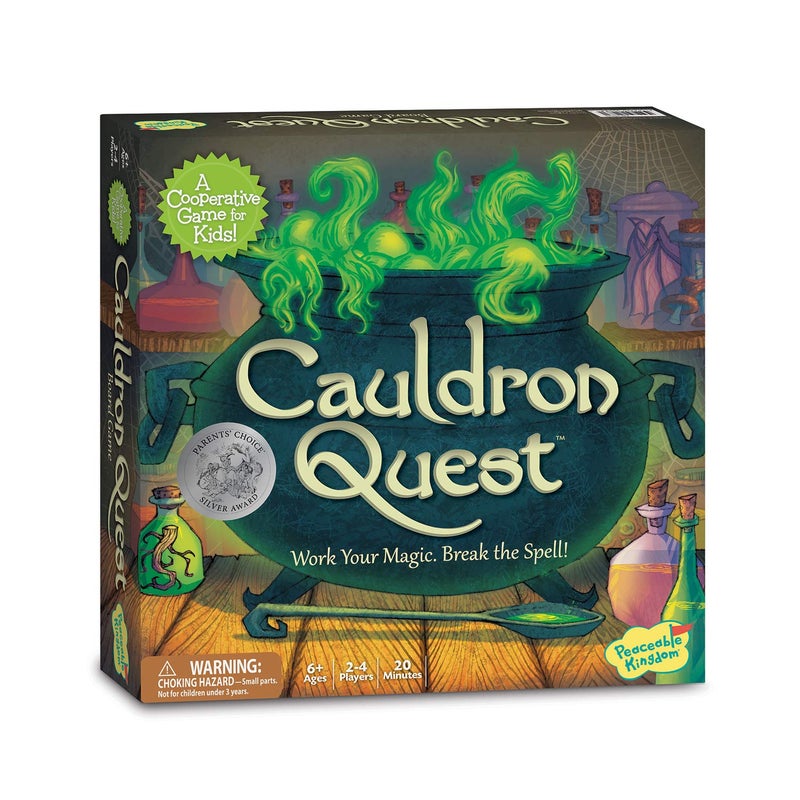 Peaceable Kingdom Cauldron Quest Cooperative Potions and Spells Game for Kids - Image 1