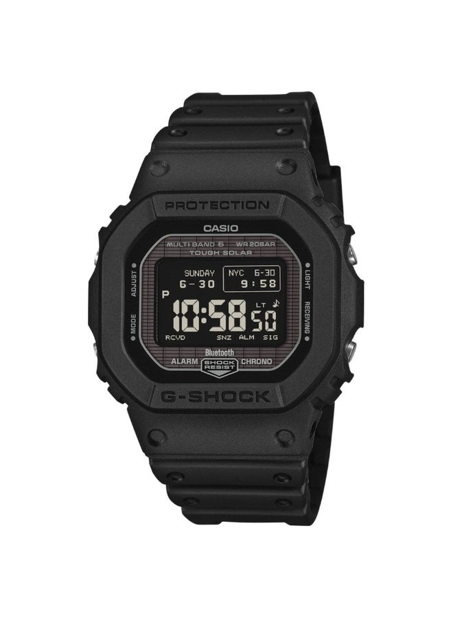 كاسيو ساعة كاسيو مزودة براديو وشاشة LCD وبلوتوث تعمل بالطاقة الشمسية GW-BX5600-1A1 - Image 1