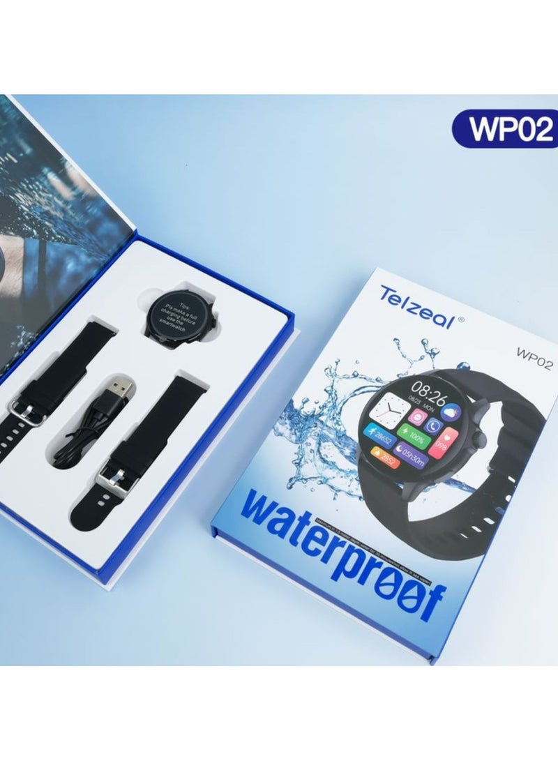 Telzeal WP02 Smartwatch Water Proof_Silver - Image 1