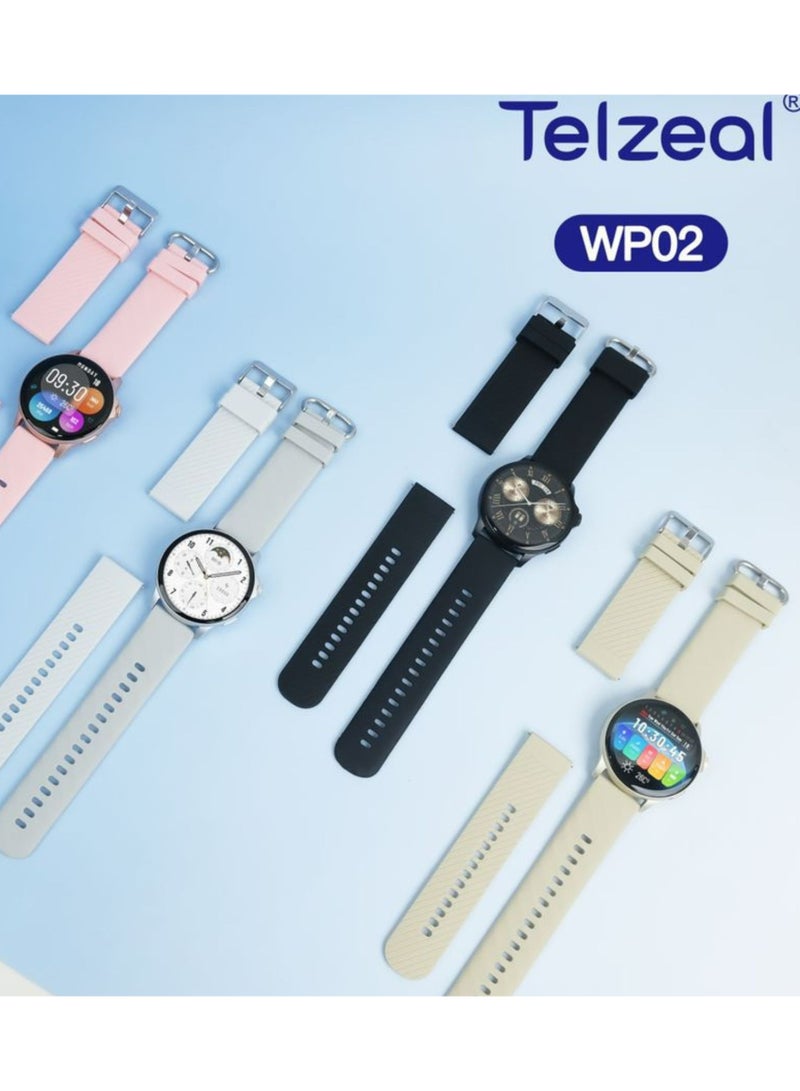 Telzeal WP02 Smartwatch Water Proof_Silver - Image 3
