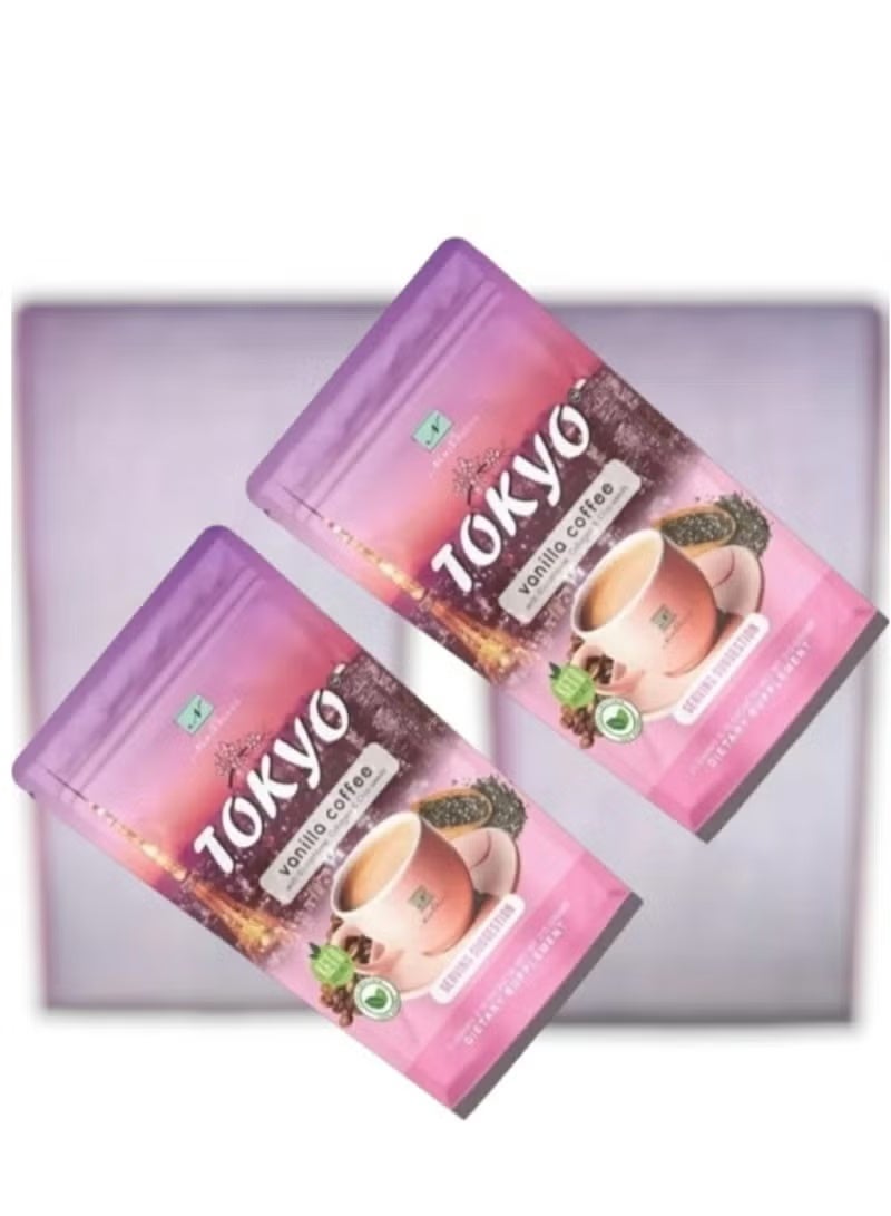 طوكيو قهوة الفانيليا مع ا لجلوتاثيون والكولاجين وبذور الشيا - Image 1