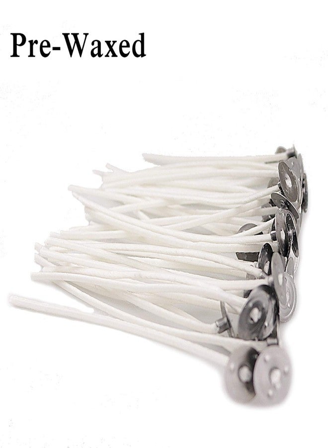 EricX Light 100 Piece Cotton Candle Wick,3.5" Pre-Waxed & Cotton Core,for Candle Making,Candle DIY - Image 4
