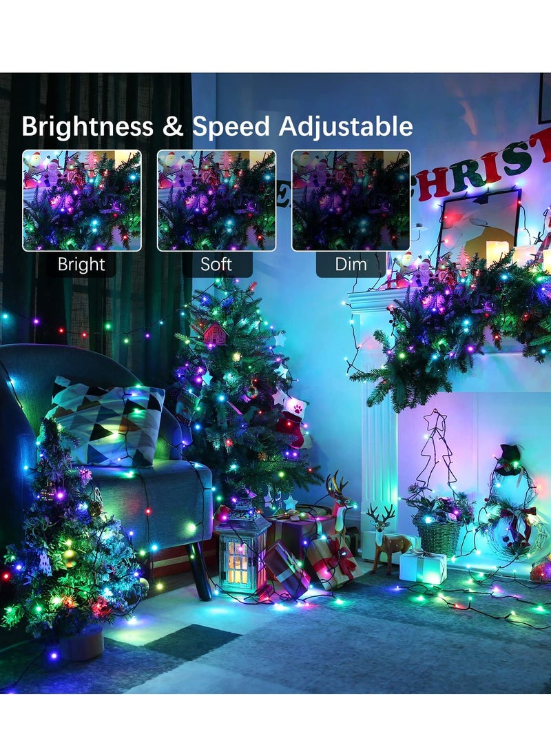 Excefore Lights, RGB festival Lights, 66ft 200 LED Color Changing Light with Remote, Dimmable festival Lights Outdoor Indoor, Waterproof Indoor Wedding Party Decorations  - Image 2