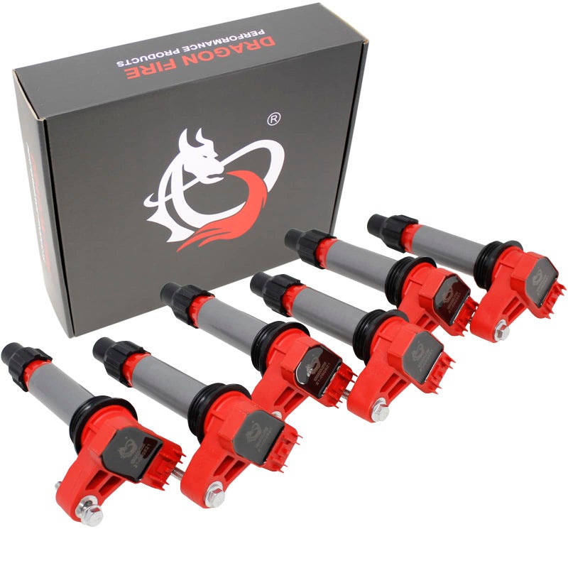 DRAGON FIRE PERFORMANCE Coil on Plug COP Ignition Coil Power Pack Compatible With 20072019 Buick Cadillac Chevy GMC CTS Camaro Equinox Impala Terrain 30L 36L V6 Replaces GN10494 Oem Fit C569DFx6