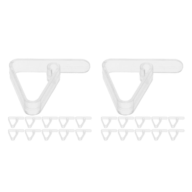32 Pcs Transparent Tablecloth Clips Table Cloth Clips Windproof Table Cover Holder Clamps - Image 1