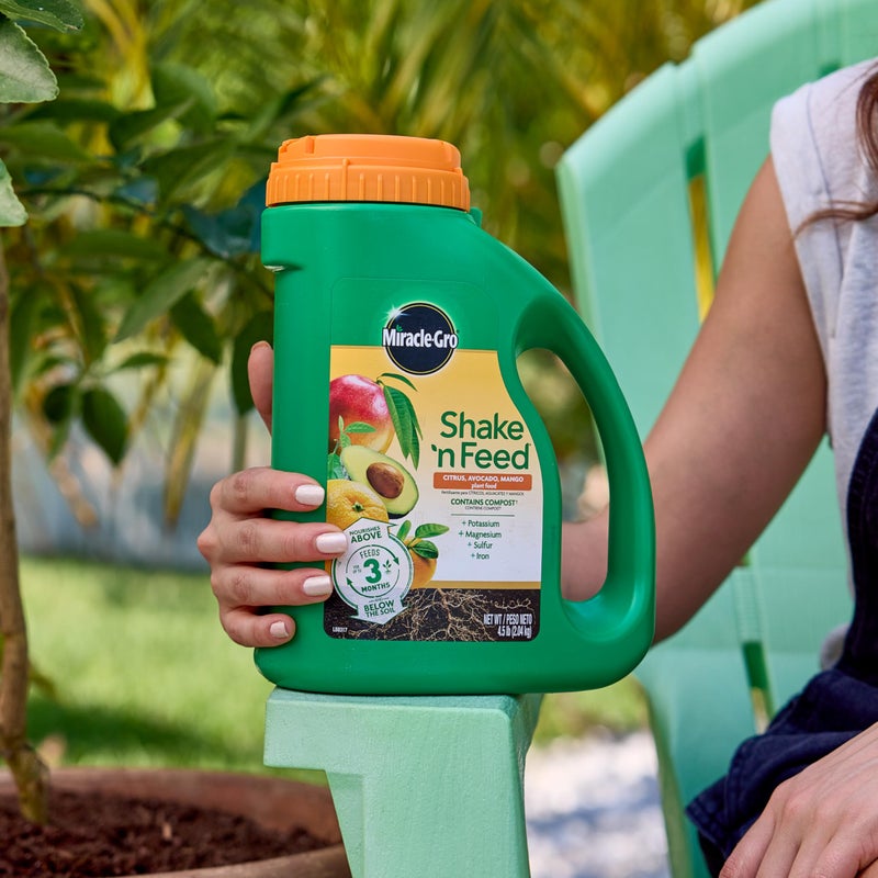 Miracle-Gro Shake 'N Feed Continuous Release Citrus, Avocado & Mango Plant Food, 4.5 lb. - Image 4