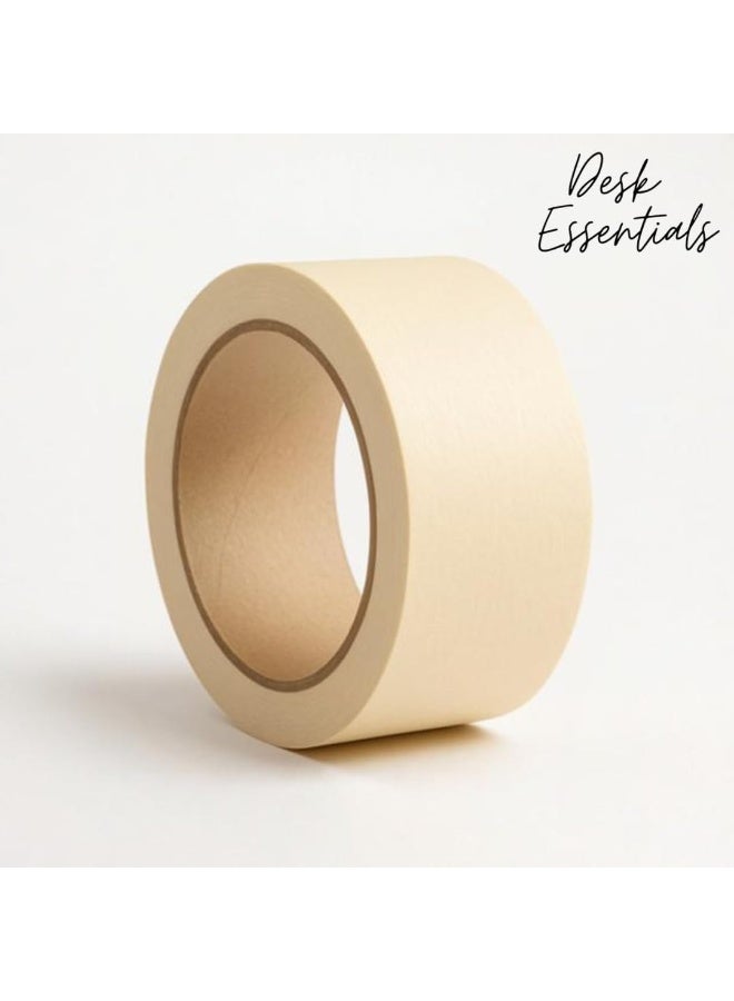 Aoura Grp Masking Tape - 6 Rolls | 48mm x 10 Yards Durable Multi-Purpose Tape for Painting, Crafting, Labeling, and Home Improvement - Image 2