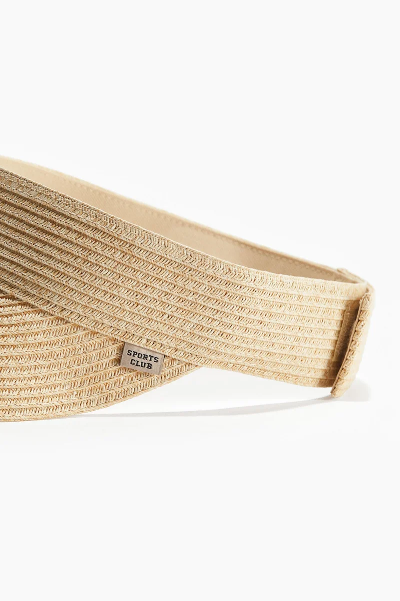 H&M Straw sun visor