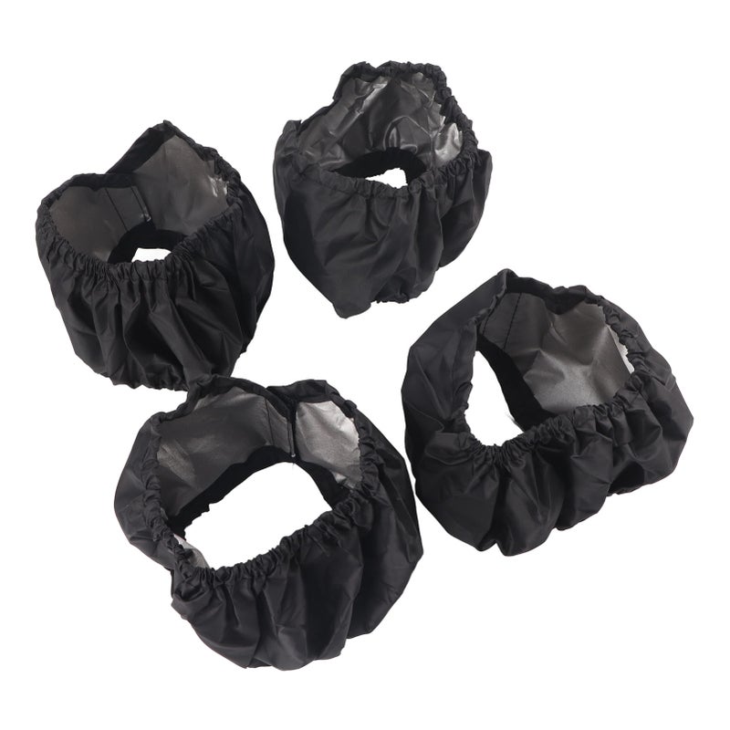 Infant Stroller Wheel Cover: Waterproof Stain Resistant Enlarged Size - Hook And Loop Fastener Pram Wheel Cover for Home Indoor Use, Caregivers With Babies - Image 2