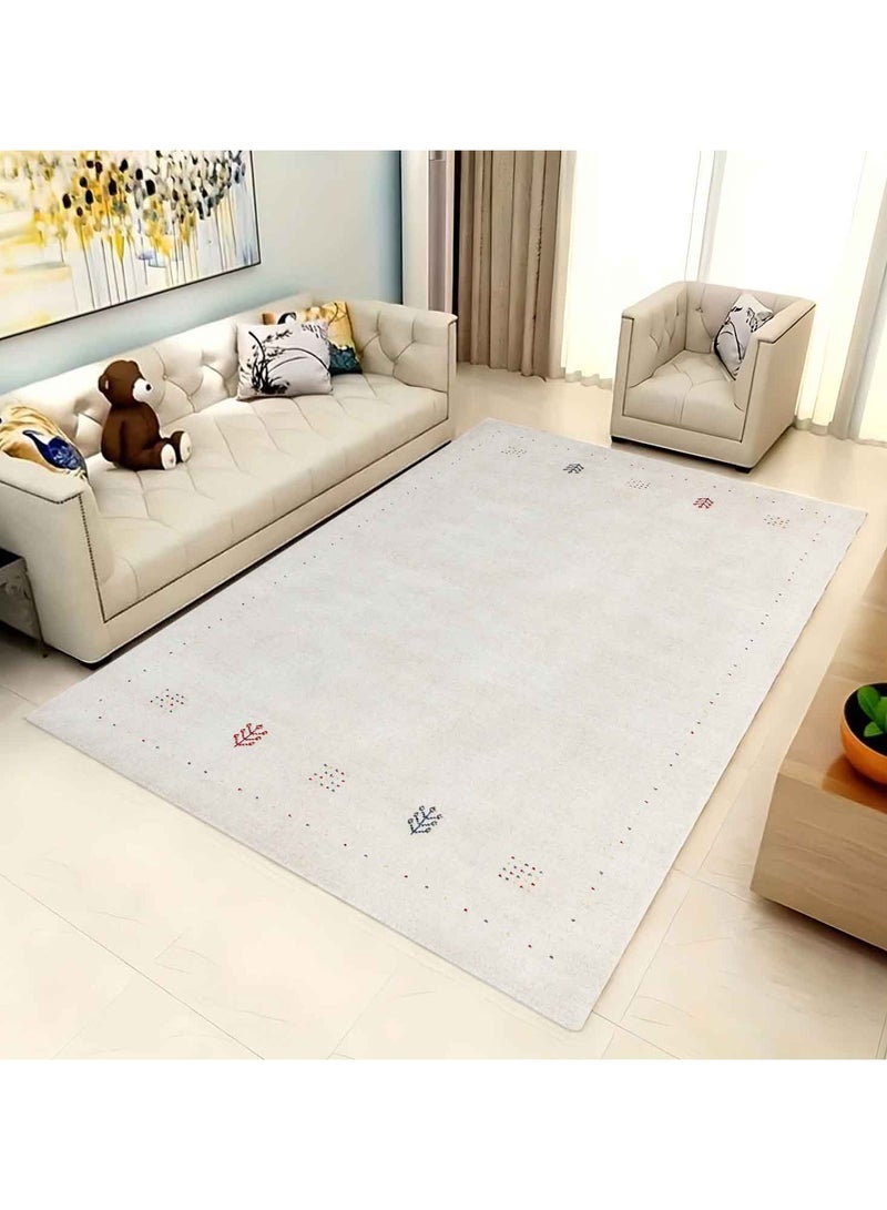 MANHATTAN WOOL RUG - 150X230 CM- IVORY - Image 1
