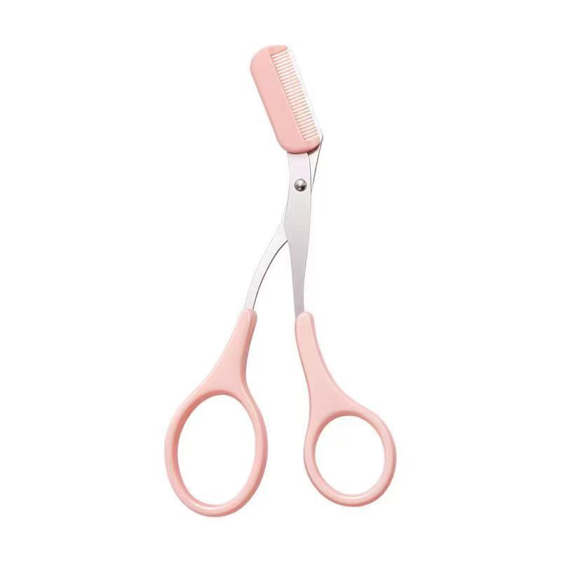 Eyebrow Trimmer With Comb - Precision Stainless Steel Blades - Macro Fine-Tip for Effortless Arch Shaping at Home
