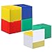 Lunmon 4 Pcs 4 5 Inch Large DIY Pocket Dice Foam Stacking Blocks Education Learning Playing Cubes Teaching Tools for Early Education Activities - Image 2