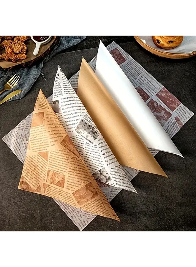 White Oil Absorbing Paper 100 Sheets For Frying Baking Commercial Kitchen Use - Image 3