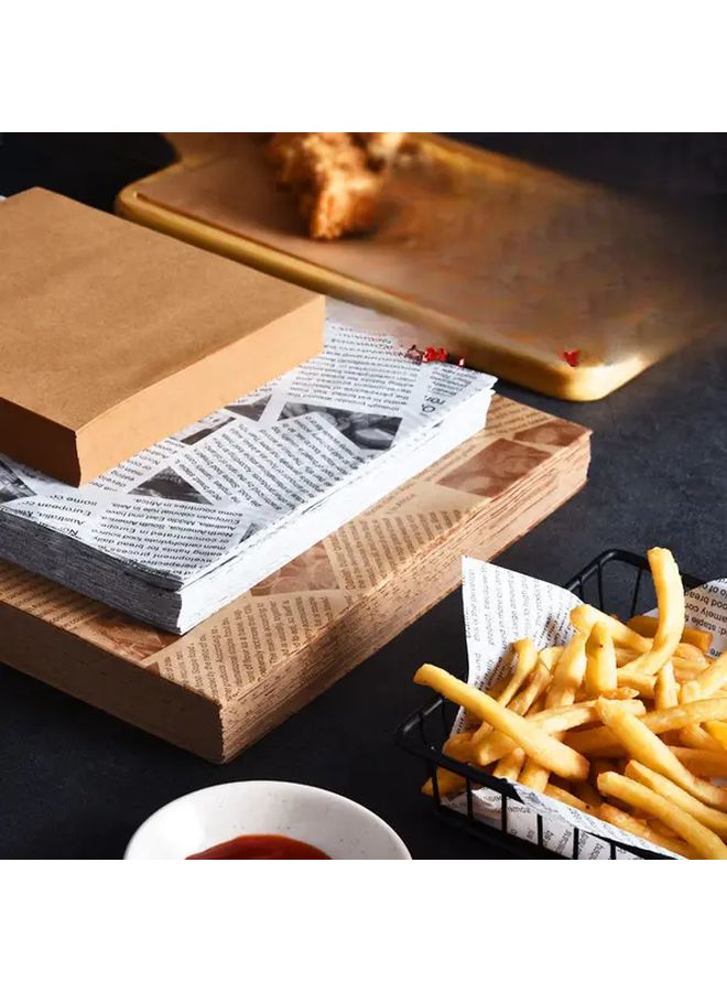 White Oil Absorbing Paper 100 Sheets For Frying Baking Commercial Kitchen Use - Image 2