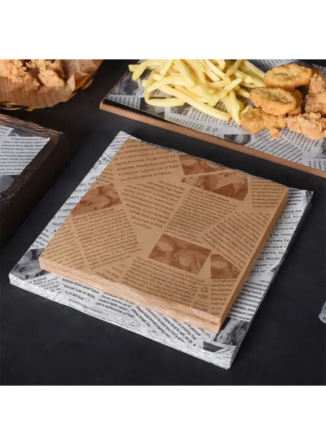 White Oil Absorbing Paper 100 Sheets For Frying Baking Commercial Kitchen Use - Image 1