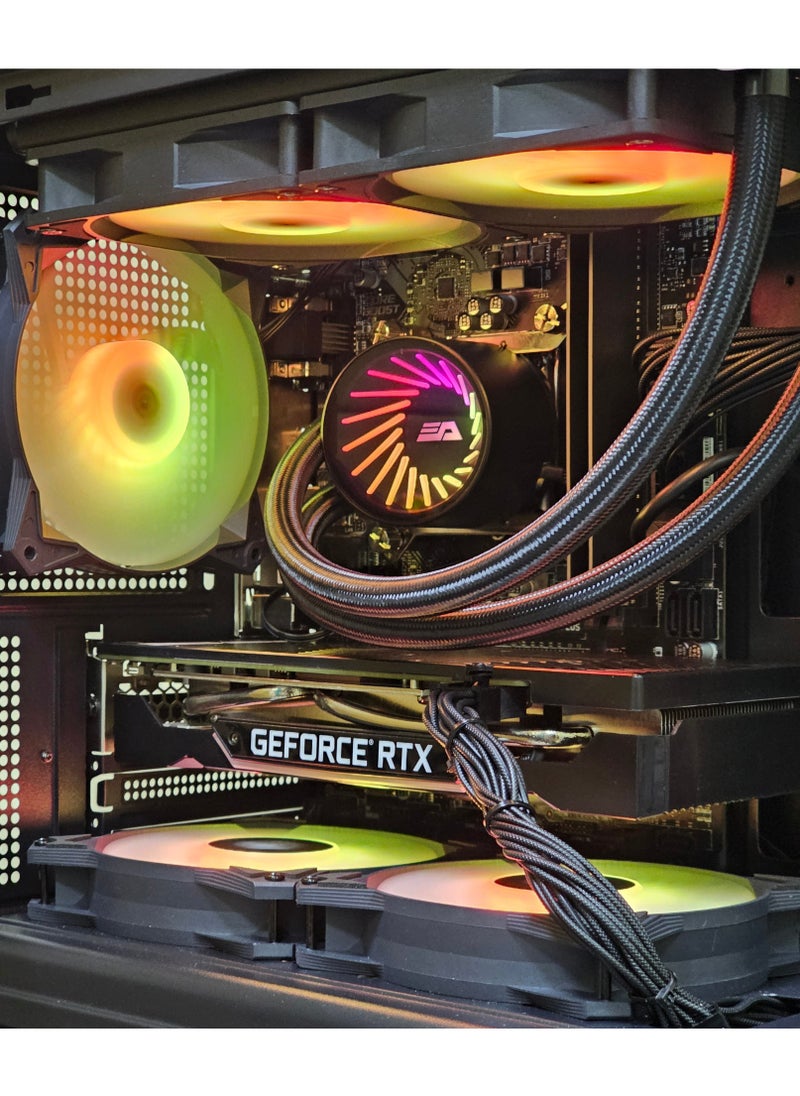 Mostech General Trading LLC - GAMING PC INTEL I7 8700T/ RTX 2060SUPER 8GB DDR6/ RAM 16GB DDR4/ SSD 512GB NVME/ CPU COOLER 120MM/ WINDOWS 10 PRO - Image 1