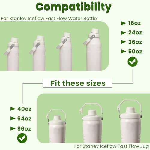 Somcthao Top Cap Replacement for Stanley IceFlow Fast Flow Water Bottle, Top Twist Cap Compatible with Stanley IceFlow Fast Flow Bottle, Leakproof with Gasket, BPA Free - Image 4