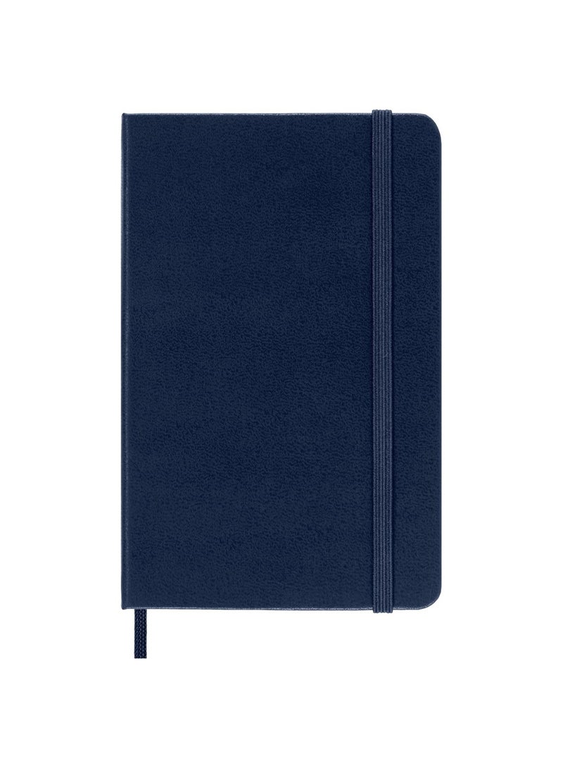 MOLESKINE 1-Piece Classic Pocket Size Hard Cover Plain Notebook 9x14cm Size Saphire Blue - Image 3