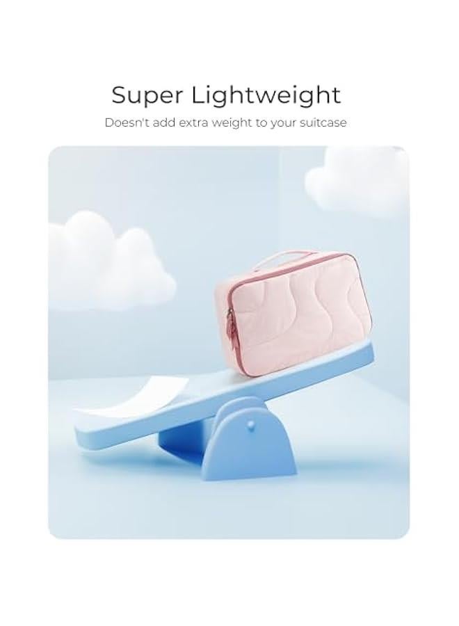 باج سمارت اكياس جافة ورطبة من 5 قطع، شنط سفر قابلة لاعادة الاستخدام لملابس السباحة وحفاضات الاطفال القماشية والشاطئ وحمام السباحة، مكعبات تعبئة للسفر خفيفة للغاية للنساء، لون ابيض اوبال - Image 2