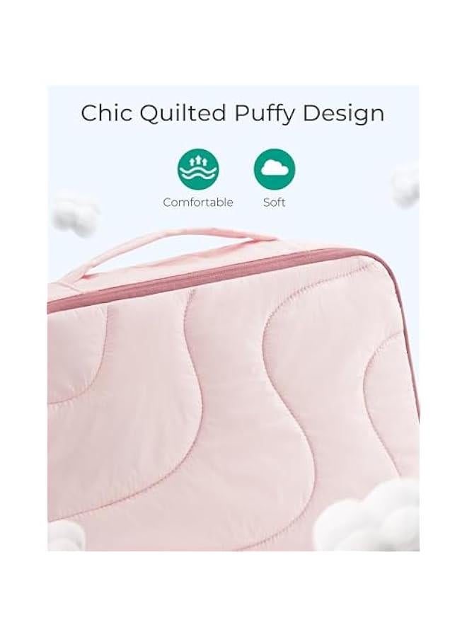 باج سمارت اكياس جافة ورطبة من 5 قطع، شنط سفر قابلة لاعادة الاستخدام لملابس السباحة وحفاضات الاطفال القماشية والشاطئ وحمام السباحة، مكعبات تعبئة للسفر خفيفة للغاية للنساء، لون ابيض اوبال - Image 3