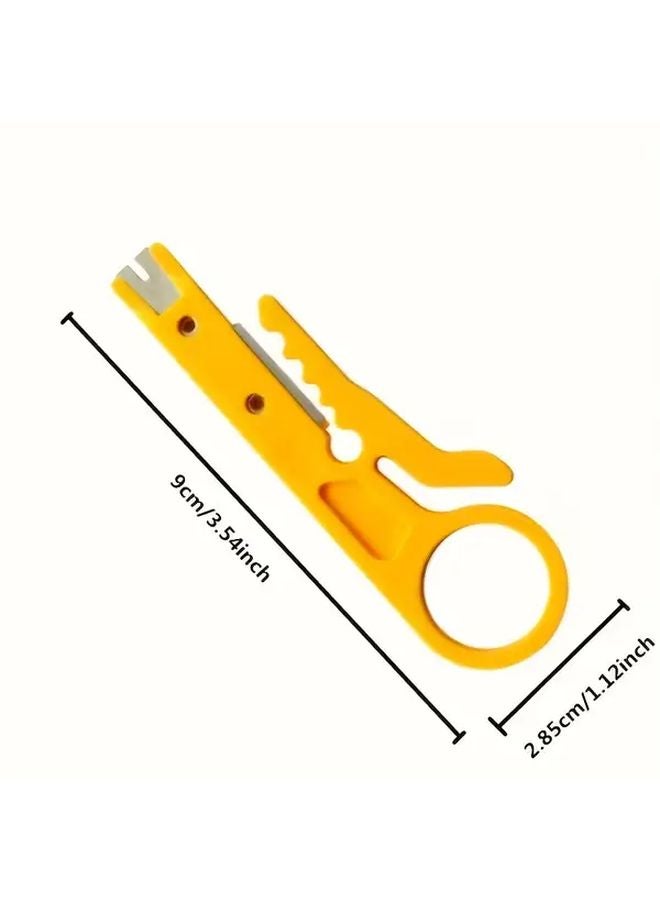 5pcs Mini Wire Punching Knife Stripper Crimper Tool Portable Double Purpose Pliers - Image 4